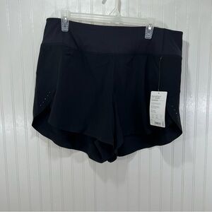 Athleta Women's Black Run With It 3.5” Athletic Shorts Size 1X NWT